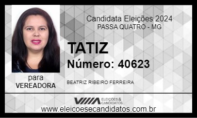 Candidato TATIZ 2024 - PASSA QUATRO - Eleições