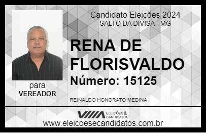 Candidato RENA DE FLORISVALDO 2024 - SALTO DA DIVISA - Eleições