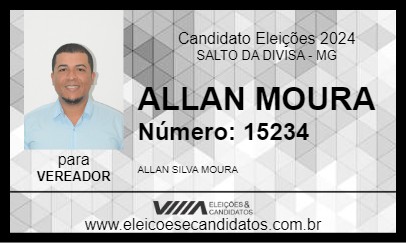 Candidato ALLAN MOURA 2024 - SALTO DA DIVISA - Eleições