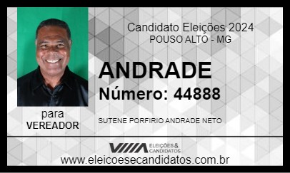 Candidato ANDRADE 2024 - POUSO ALTO - Eleições