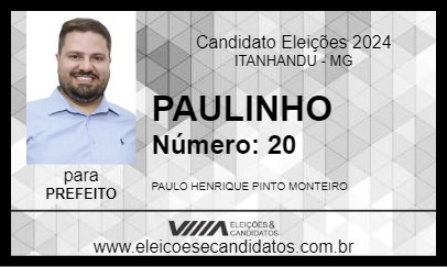 Candidato PAULINHO 2024 - ITANHANDU - Eleições