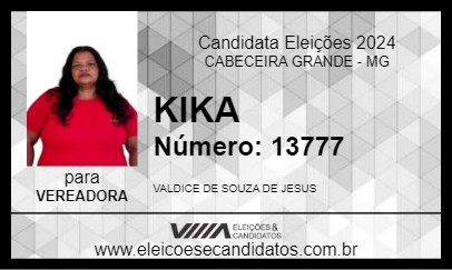 Candidato KIKA 2024 - CABECEIRA GRANDE - Eleições