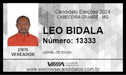 Candidato LEO BIDALA  2024 - CABECEIRA GRANDE - Eleições