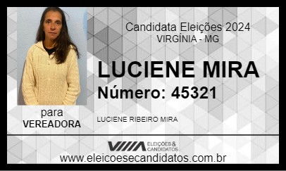 Candidato LUCIENE MIRA 2024 - VIRGÍNIA - Eleições