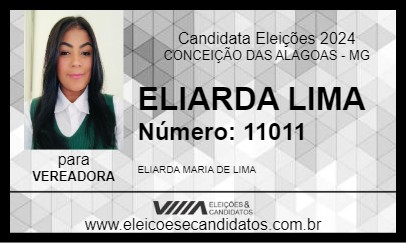 Candidato ELIARDA LIMA 2024 - CONCEIÇÃO DAS ALAGOAS - Eleições