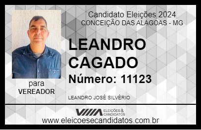 Candidato LEANDRO DO SOCIAL 2024 - CONCEIÇÃO DAS ALAGOAS - Eleições