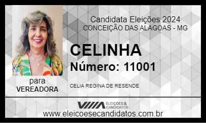 Candidato CELINHA 2024 - CONCEIÇÃO DAS ALAGOAS - Eleições