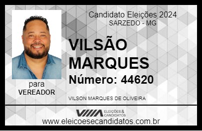 Candidato VILSÃO MARQUES 2024 - SARZEDO - Eleições