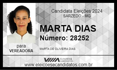 Candidato MARTA DIAS 2024 - SARZEDO - Eleições