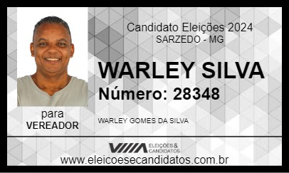 Candidato WARLEY SILVA 2024 - SARZEDO - Eleições