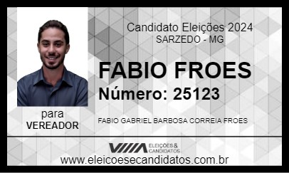 Candidato FABIO FROES 2024 - SARZEDO - Eleições