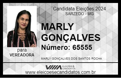 Candidato MARLY GONÇALVES 2024 - SARZEDO - Eleições