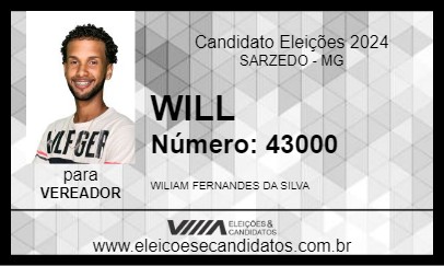 Candidato WILL  2024 - SARZEDO - Eleições