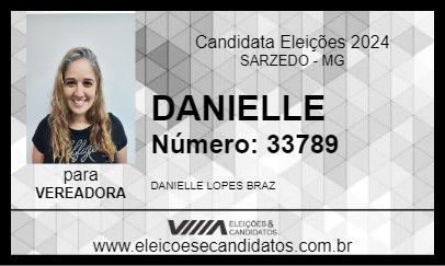 Candidato DANIELLE 2024 - SARZEDO - Eleições