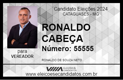 Candidato RONALDO CABEÇA 2024 - CATAGUASES - Eleições