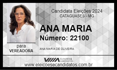 Candidato ANA MARIA 2024 - CATAGUASES - Eleições