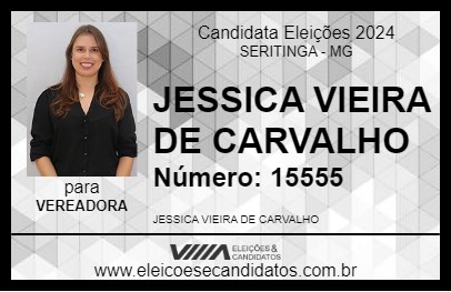 Candidato JESSICA VIEIRA DE CARVALHO 2024 - SERITINGA - Eleições