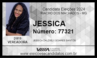 Candidato JESSICA 2024 - RIACHO DOS MACHADOS - Eleições