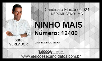 Candidato NINHO MAIS 2024 - NEPOMUCENO - Eleições