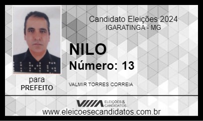 Candidato NILO 2024 - IGARATINGA - Eleições