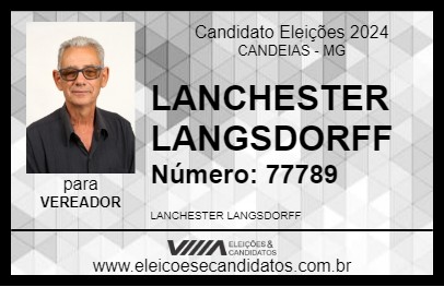 Candidato LANCHESTER LANGSDORFF 2024 - CANDEIAS - Eleições