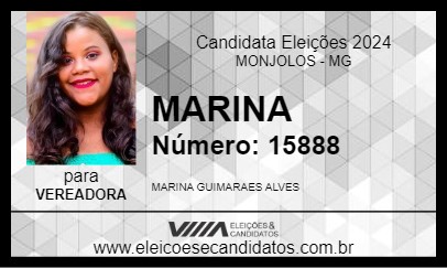 Candidato MARINA 2024 - MONJOLOS - Eleições