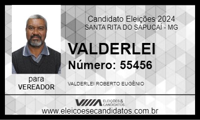 Candidato VALDERLEI 2024 - SANTA RITA DO SAPUCAÍ - Eleições