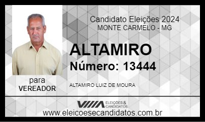 Candidato ALTAMIRO 2024 - MONTE CARMELO - Eleições