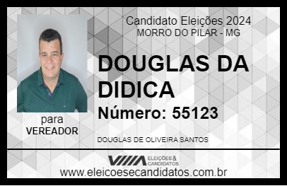 Candidato DOUGLAS DA DIDICA 2024 - MORRO DO PILAR - Eleições