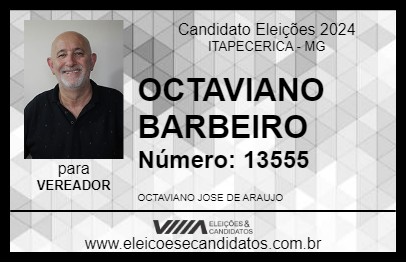 Candidato OCTAVIANO BARBEIRO 2024 - ITAPECERICA - Eleições