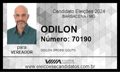 Candidato ODILON 2024 - BARBACENA - Eleições