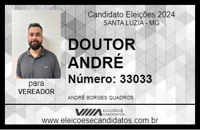 Candidato DOUTOR ANDRÉ 2024 - SANTA LUZIA - Eleições