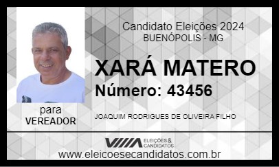 Candidato XARÁ MATERO 2024 - BUENÓPOLIS - Eleições