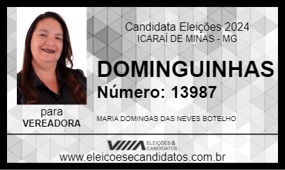 Candidato DOMINGUINHAS 2024 - ICARAÍ DE MINAS - Eleições