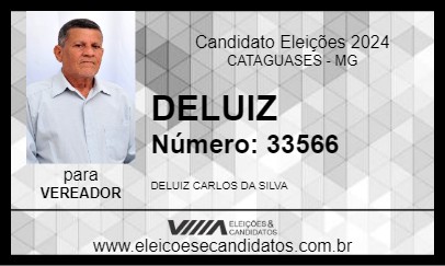 Candidato DELUIZ 2024 - CATAGUASES - Eleições