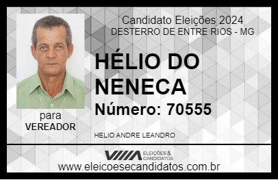 Candidato HÉLIO DO NENECA 2024 - DESTERRO DE ENTRE RIOS - Eleições