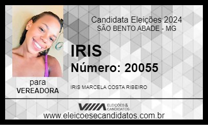 Candidato IRIS 2024 - SÃO BENTO ABADE - Eleições