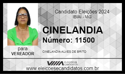 Candidato CINELANDIA 2024 - IBIAÍ - Eleições