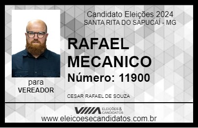 Candidato RAFAEL MECANICO 2024 - SANTA RITA DO SAPUCAÍ - Eleições