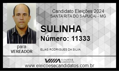 Candidato SULINHA 2024 - SANTA RITA DO SAPUCAÍ - Eleições