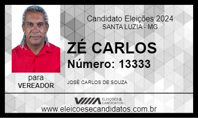 Candidato ZÉ CARLOS 2024 - SANTA LUZIA - Eleições