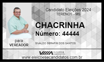 Candidato CHACRINHA 2024 - TERENOS - Eleições