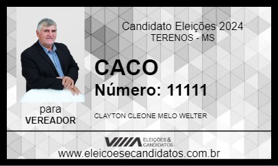 Candidato CACO 2024 - TERENOS - Eleições