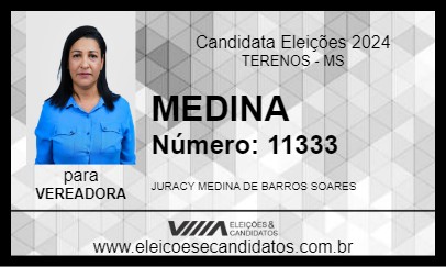 Candidato MEDINA 2024 - TERENOS - Eleições