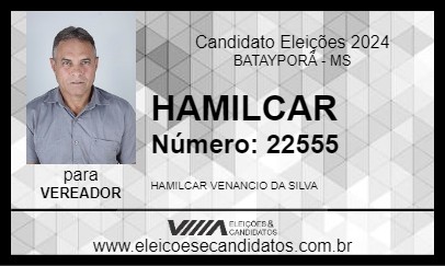 Candidato HAMILCAR 2024 - BATAYPORÃ - Eleições