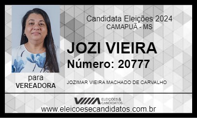 Candidato JOZI VIEIRA 2024 - CAMAPUÃ - Eleições