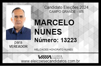 Candidato MARCELO NUNES 2024 - CAMPO GRANDE - Eleições