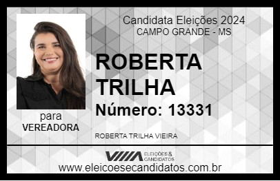 Candidato ROBERTA TRILHA 2024 - CAMPO GRANDE - Eleições