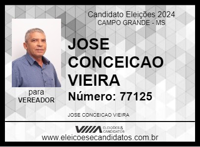 Candidato ZÉ DO GÁS 2024 - CAMPO GRANDE - Eleições