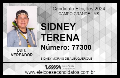 Candidato SIDNEY TERENA 2024 - CAMPO GRANDE - Eleições